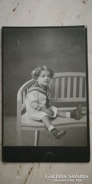 Antique children's photo in Újpest