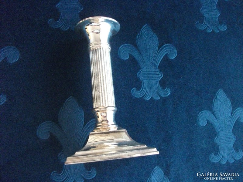 Candlestick with silver-plated Doric column shape