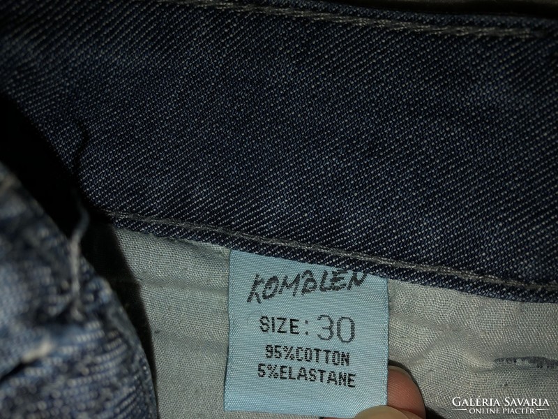 Komblen women's blue short jeans 10.