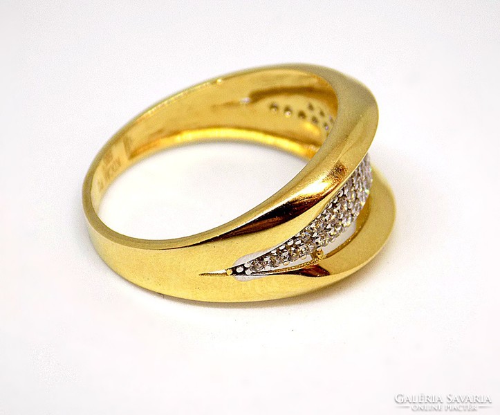 Köves arany gyűrű (ZAL-Au106031)