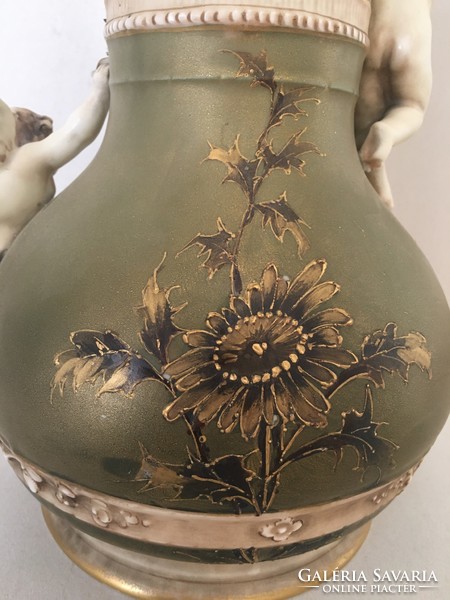Antique turn wien putto vase