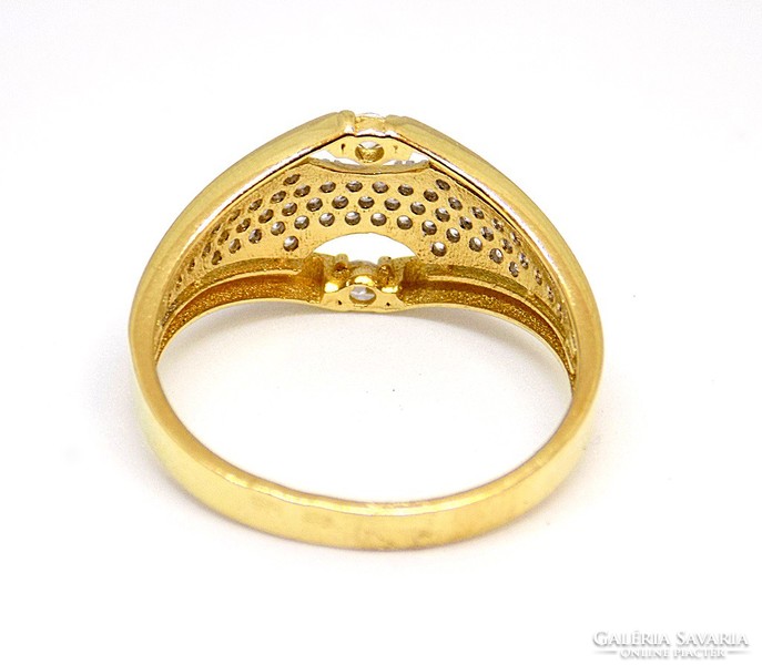 Gold ring with stones (zal-au106028)