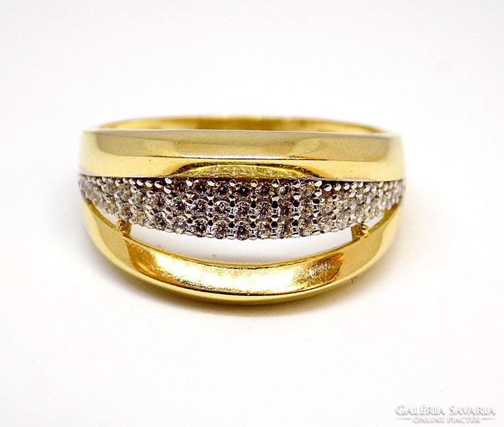 Köves arany gyűrű (ZAL-Au106031)