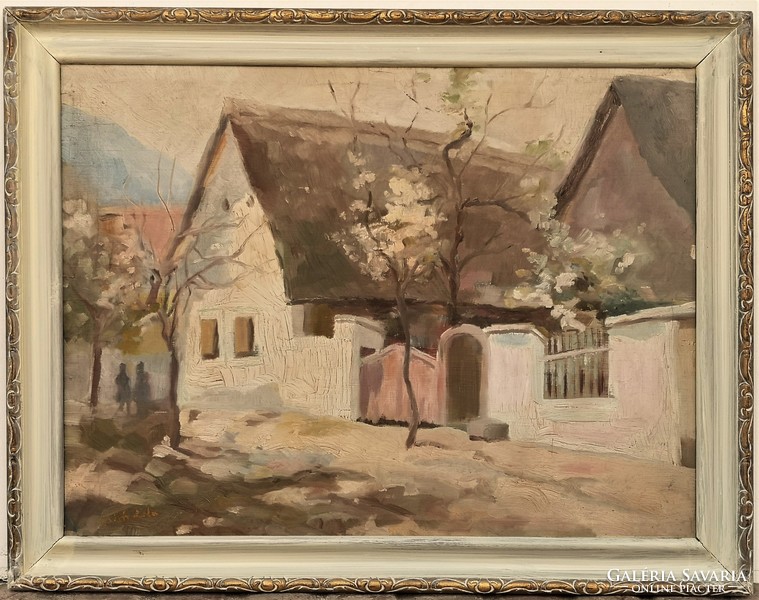 Lál Gálffy (1902-1980) landscape of Szentendre c. Painting with original guarantee!