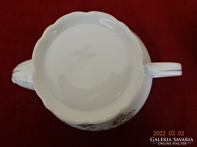 Czechoslovak porcelain teapot, milk spout and sugar bowl. He has! Jókai.