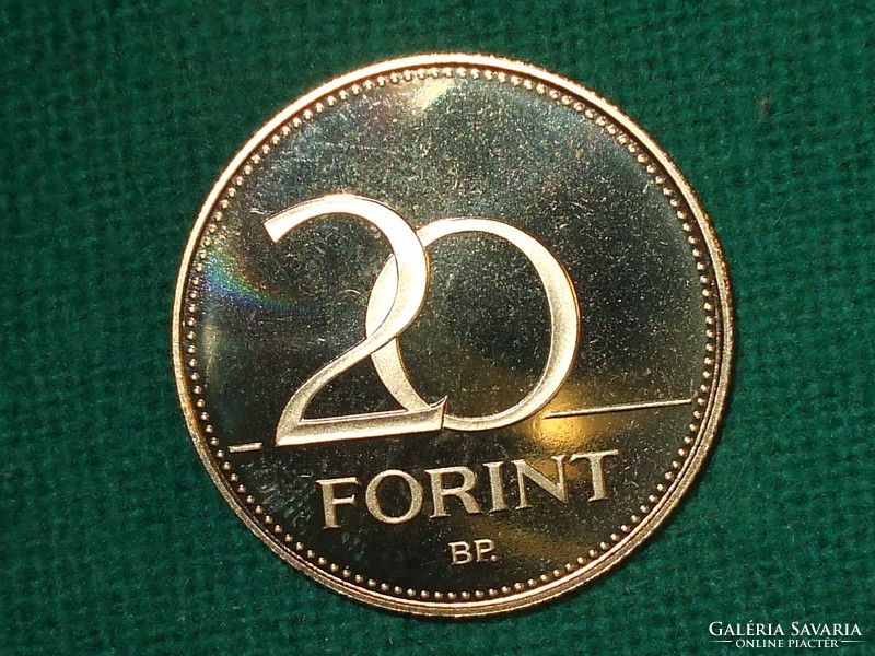 20 Forint 2013! Mirror beat! Pp! It was not in circulation! It's bright!