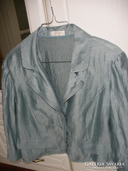 Metallic blue light blue jacket 42