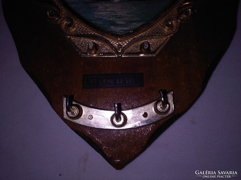 Retro fali kulcstartó " Velencei tó"  - szuvenír, emléktárgy
