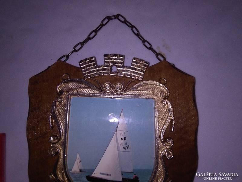 Retro fali kulcstartó " Velencei tó"  - szuvenír, emléktárgy