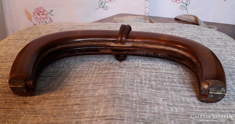 Antique wooden purse frame