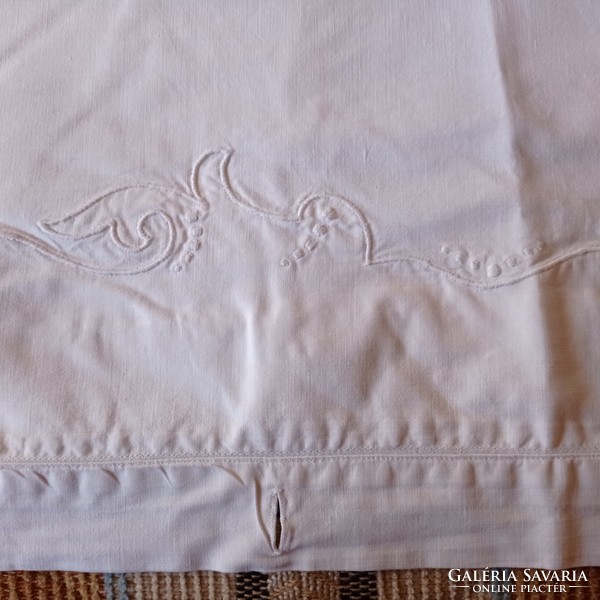 Antique cotton pillowcase, 94 x 74 cm