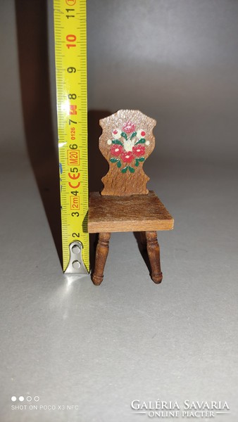 Dollhouse wooden doll furniture set, probably Dora Khun