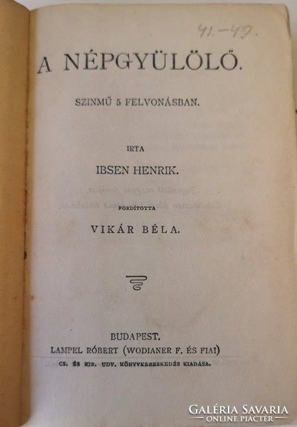 Henrik Ibsen: A népgyülölő