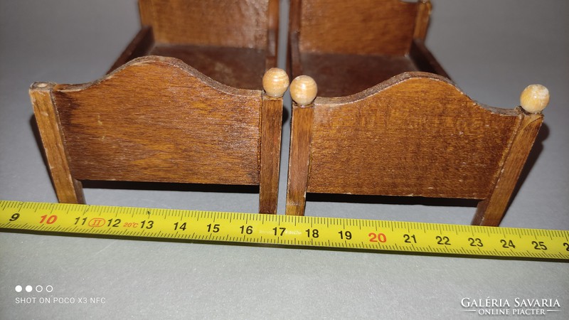 Dollhouse wooden doll furniture set, probably Dora Khun