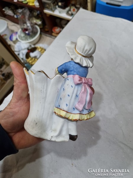 Régi német porcelán figura