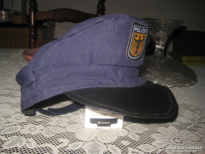 German police cap, adjustable size, new