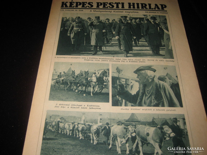 Picture newspaper from Pest January 24, 1937 . 4 Pages