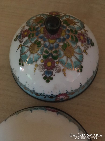 Steinbock -hand painted, enameled bonbonier-made in austria