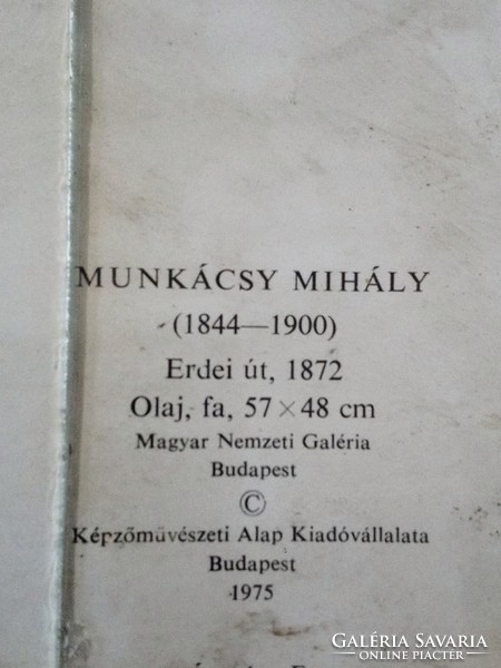 Munkácsy mihály forest road 1872 oil.