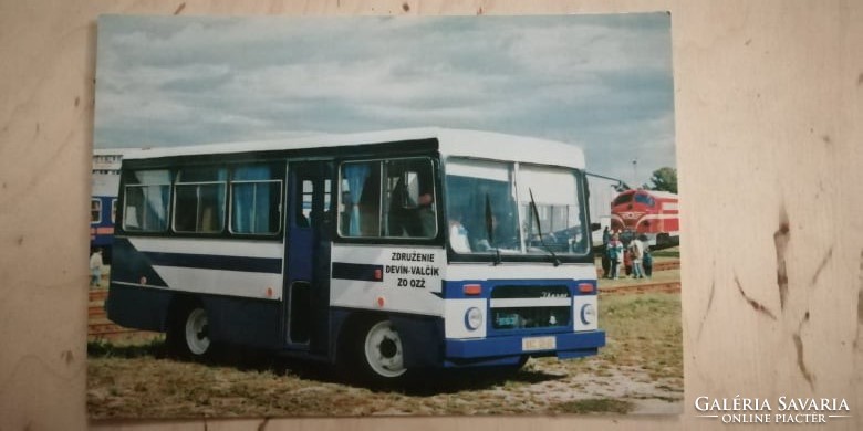 Retro ikarus bus postcards 7 pcs