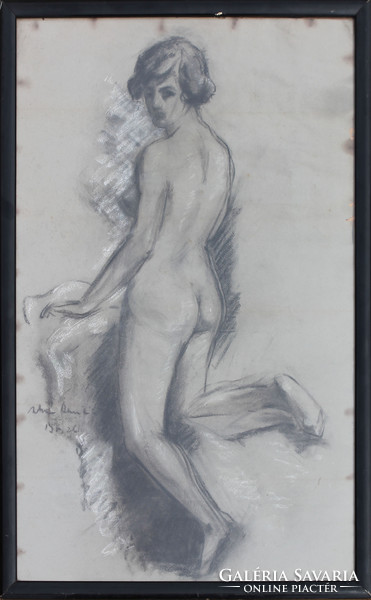 Relying nude (Hungarian ámos imre?)