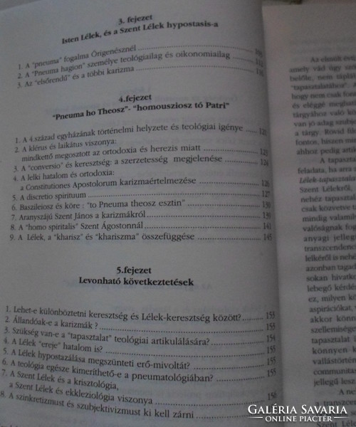 Vanyó László: "Lélek az Isten" – pneumatológia a patrisztikus korban (1994; ókeresztény kor)