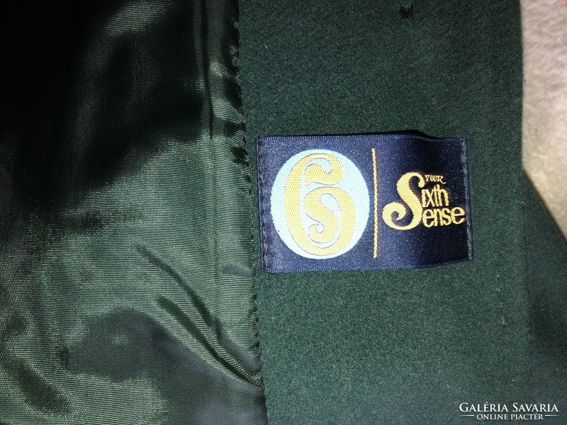 Sixth sense dark green fabric jacket, winter jacket