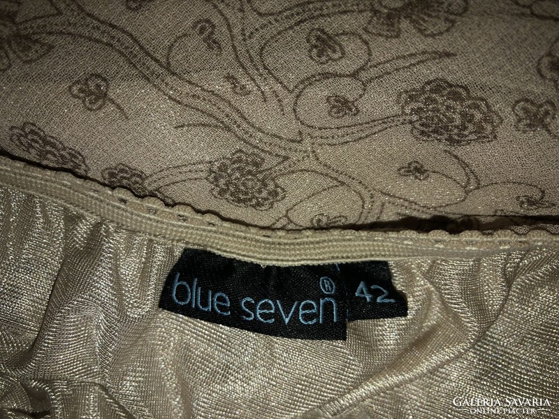 Elegant blue seven skirt / novelty