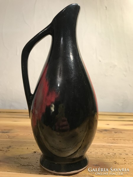 Ceramic jug-vase-Hungarian Saturday wood +183