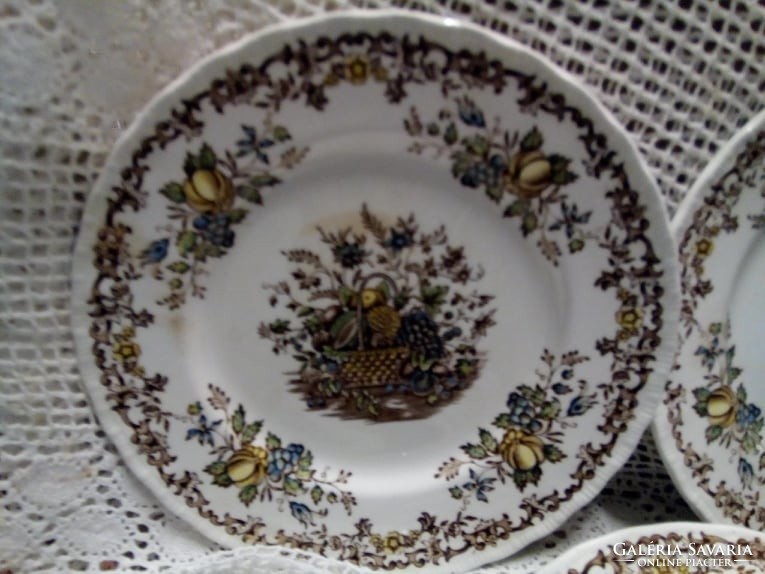 Royal Tudor Fruits&Flowers süteményes tányér