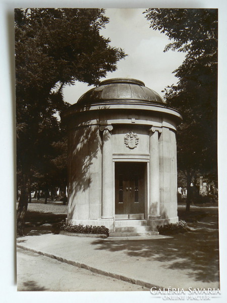 Built memorial site 1938, béla steenger stonemason, large photo (17.5x13 cm) original