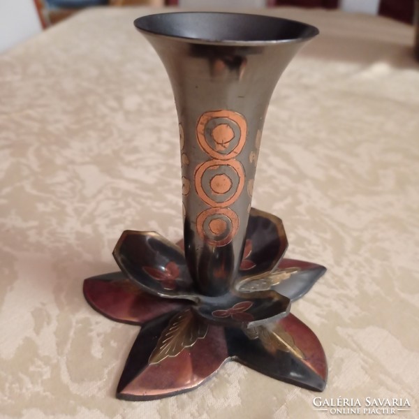 Indiai réz váza/gyertyatartó
