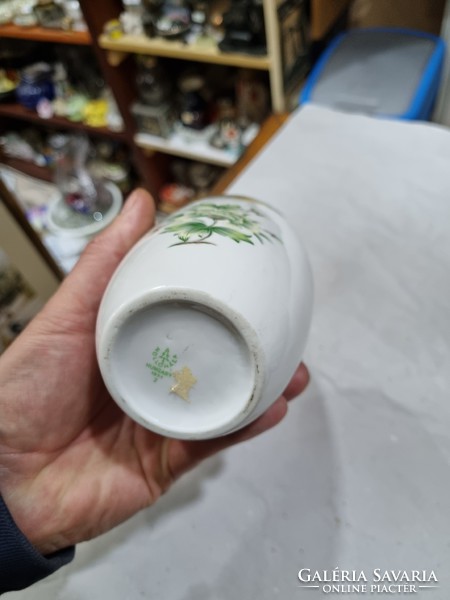 Hollóház porcelain vase