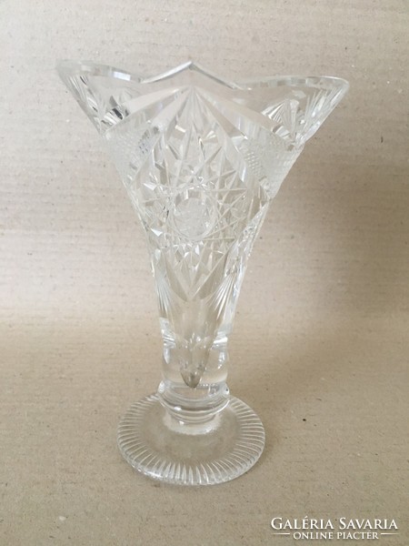 Old crystal vase - 1.