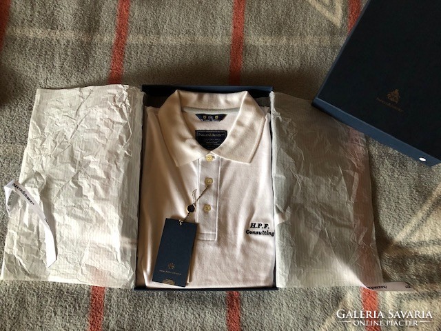 New, exclusive gift box parker & robert's polo shirt for sale