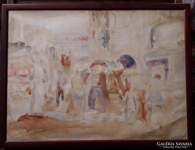 Barta Mária akvarell