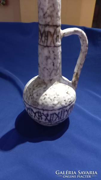 Gray ceramic bastard, vase, jug from Hódmezővásárhely. Damaged