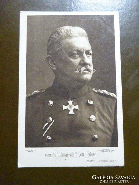 Von Bülow I. világháborús képeslap