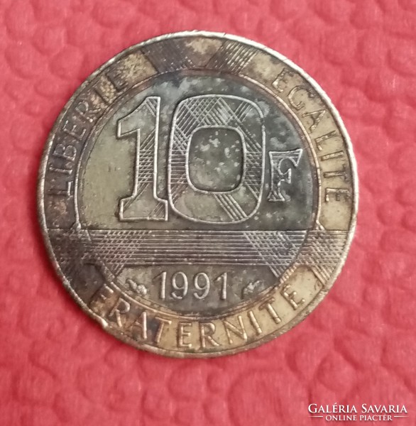 10 francia frank 1991