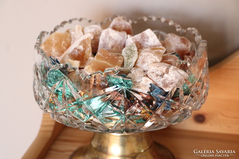 Crystal serving, centerpiece, bowl