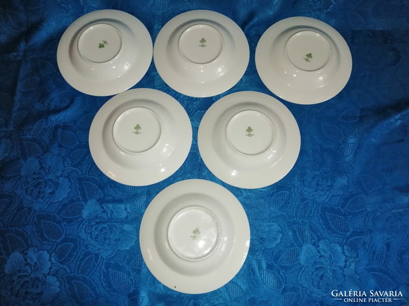 Flower pattern ilmenau porcelain deep plate set 22.5 cm (2p)