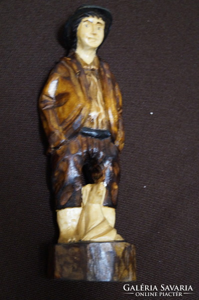 Wooden - painted - sculpture.