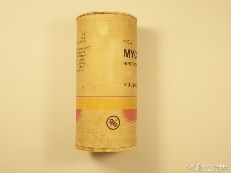 Retro mycoside rocking powder box - rg richter gedeon - from the 1980s