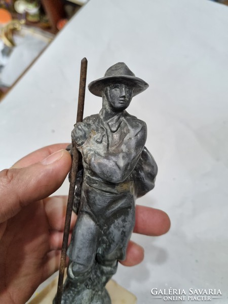 Old tin figure