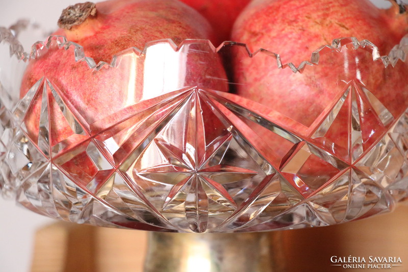 Crystal serving, centerpiece, bowl