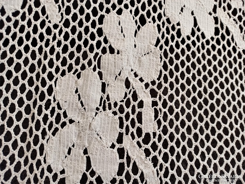 Floral crochet curtain - 240x240 cm