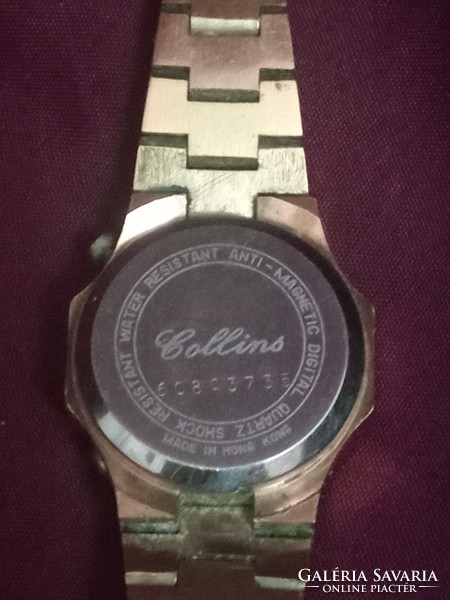 LED-es női Collins óra az 1970-es évekből
