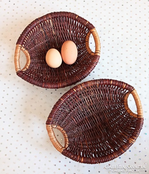 Small basket with handles for Easter 18x23cm 2pcs each