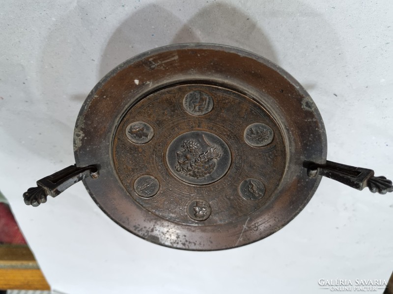 Old copper bowl