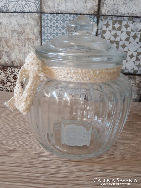 Covered bottle with sugar or spice rack